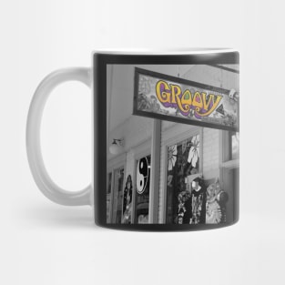 Groovy - Black & White with Color Mug